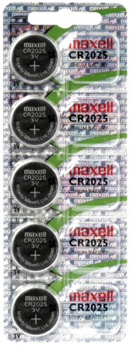 Bateria Maxell CR2025 5BP Lithum