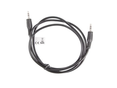 KABEL AUDIO MINIJACK 3.5MM M/M 3 PIN 1.2M CZARNY LANBERG