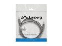 KABEL AUDIO MINIJACK 3.5MM M/M 3 PIN 1.2M CZARNY LANBERG
