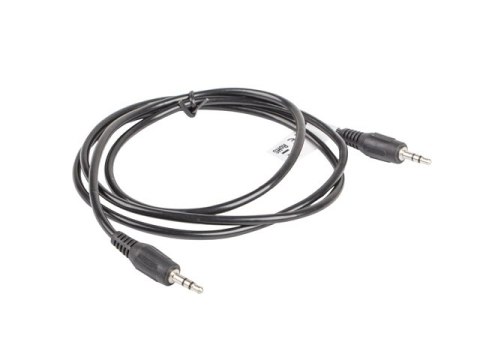 KABEL AUDIO MINIJACK 3.5MM M/M 3 PIN 1.2M CZARNY LANBERG
