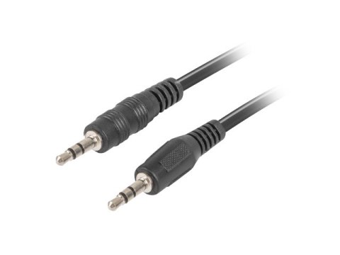 KABEL AUDIO MINIJACK 3.5MM M/M 3 PIN 1.2M CZARNY LANBERG