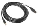 KABEL USB-A(M)->USB-B(M) 2.0 5M CZARNY LANBERG