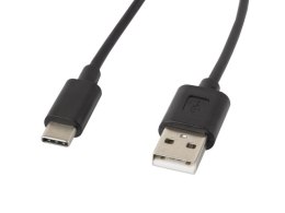 KABEL USB-C(M)->USB-A(M) 2.0 1.8M CZARNY LANBERG