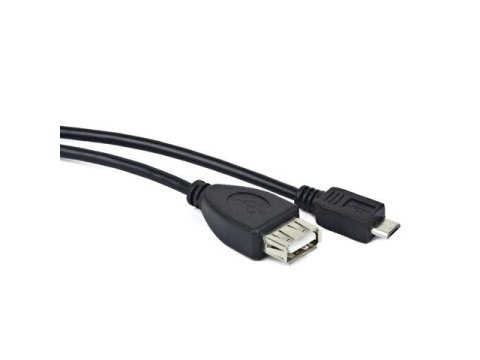 KABEL USB MICRO(M)->USB-A(F) 2.0 0.15M OTG CZARNY NATEC EXTREME MEDIA (BLISTER)