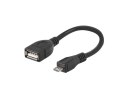 ADAPTER USB MICRO(M)->USB-A(F) 2.0 0.15M OTG CZARNY NATEC EXTREME MEDIA (BLISTER)