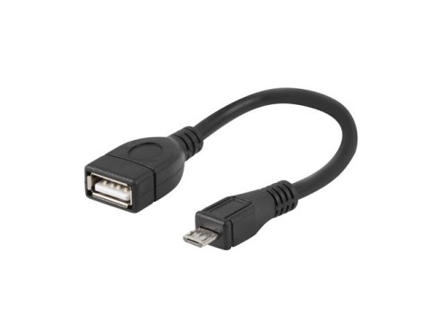 ADAPTER USB MICRO(M)->USB-A(F) 2.0 0.15M OTG CZARNY NATEC EXTREME MEDIA (BLISTER)