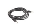 KABEL AUDIO MINIJACK 3.5MM M/M 3 PIN 2M CZARNY LANBERG