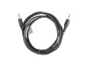 KABEL AUDIO MINIJACK 3.5MM M/M 3 PIN 2M CZARNY LANBERG
