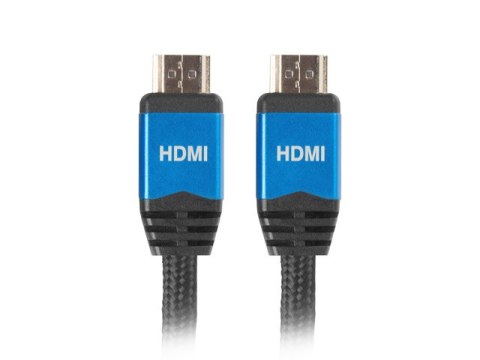 KABEL HDMI M/M V2.0 3M PEŁNA MIEDŹ CZARNY PREMIUM LANBERG