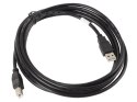 KABEL USB-A(M)->USB-B(M) 2.0 3M CZARNY LANBERG
