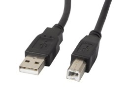 KABEL USB-A(M)->USB-B(M) 2.0 5M CZARNY FERRYT LANBERG