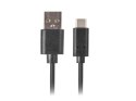 KABEL USB-C(M)->USB-A(M) 2.0 0.5M CZARNY LANBERG