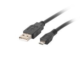 KABEL USB MICRO(M)->USB-A(M) 2.0 0.3M CZARNY LANBERG