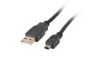 KABEL USB MINI(M)->USB-A(M) 2.0 0.3M CZARNY (CANON) LANBERG