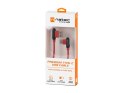 KABEL USB-C(M) KĄTOWY LEWO->USB-A(M) 2.0 1M KĄTOWY LEWO/PRAWO CZERWONY NATEC PRATI