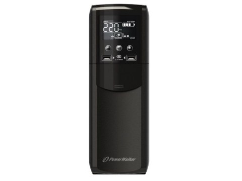 UPS POWERWALKER VI 600 CSW FR LINE-INTERACTIVE 600VA 4X 230V PL USB-B 2X USB ŁADOWARKA