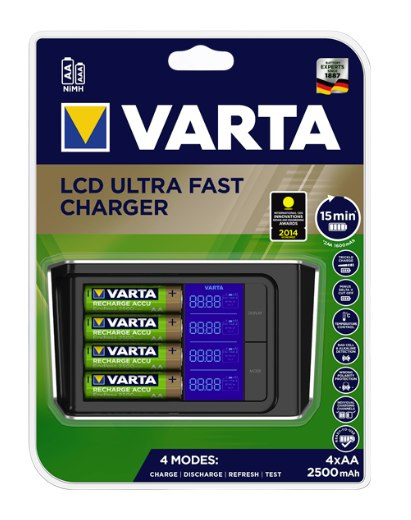 Ładowarka VARTA LCD 57675 15 MINUTOWA