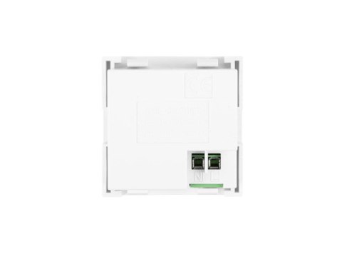 GNIAZDO 45X45 230V ŁADOWARKA 2X USB-A 2.1A BIAŁE LANBERG