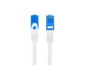 PATCHCORD KAT.6A S/FTP LSZH CCA 1.5M BIAŁY FLUKE PASSED LANBERG