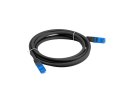 PATCHCORD KAT.6A S/FTP LSZH CCA 1.5M CZARNY FLUKE PASSED LANBERG