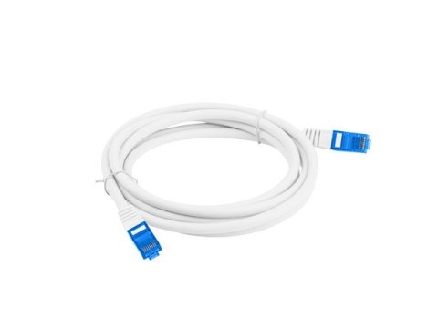 PATCHCORD KAT.6A S/FTP LSZH CCA 10M BIAŁY FLUKE PASSED LANBERG