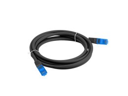 PATCHCORD KAT.6A S/FTP LSZH CCA 10M CZARNY FLUKE PASSED LANBERG