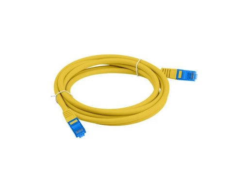 PATCHCORD KAT.6A S/FTP LSZH CCA 10M ŻÓŁTY FLUKE PASSED LANBERG