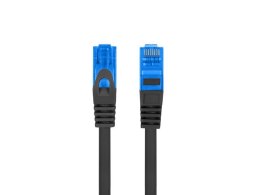 PATCHCORD KAT.6A S/FTP LSZH CCA 1M CZARNY FLUKE PASSED LANBERG
