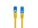 PATCHCORD KAT.6A S/FTP LSZH CCA 1M ŻÓŁTY FLUKE PASSED LANBERG