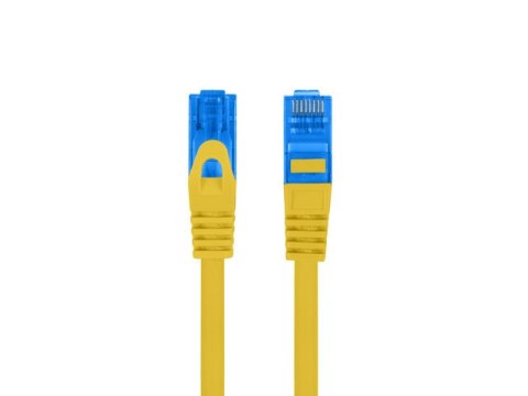 PATCHCORD KAT.6A S/FTP LSZH CCA 1M ŻÓŁTY FLUKE PASSED LANBERG