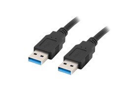 KABEL USB-A M/M 3.0 1.0M CZARNY LANBERG
