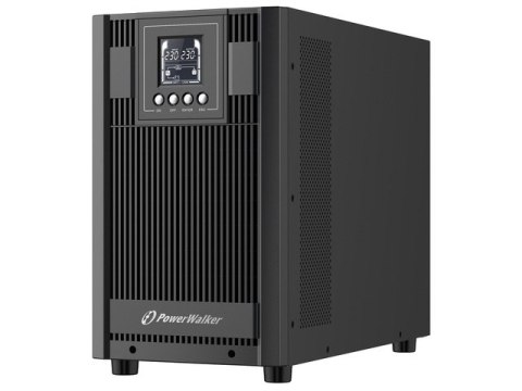 UPS POWERWALKER VFI 3000 AT FR ON-LINE 3000VA 4X 230V PL TERMINAL USB-B RS-232 EPO LCD TOWER