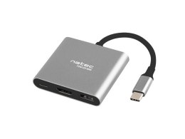 MULTIPORT NATEC FOWLER MINI USB-C PD, USB 3.0, HDMI 4K