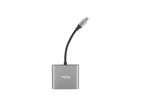 MULTIPORT ADAPTER NATEC FOWLER MINI USB-C 3W1 HUB -> USB 3.0, HDMI 4K, USB-C PD
