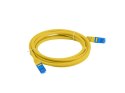 PATCHCORD KAT.6A S/FTP LSZH CCA 1.5M ŻÓŁTY FLUKE PASSED LANBERG