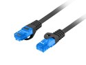PATCHCORD KAT.6A S/FTP LSZH CCA 3M CZARNY FLUKE PASSED LANBERG