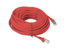 PATCHCORD KAT.5E UTP 30M CZERWONY FLUKE PASSED LANBERG