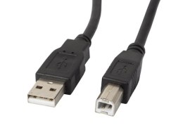 KABEL USB-A(M)->USB-B(M) 2.0 1M CZARNY LANBERG