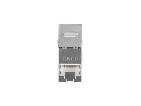 ŁĄCZNIK KEYSTONE GNIAZDO RJ45->RJ45 KAT.6 FTP 90 ZŁĄCZKA SIECIOWA LANBERG