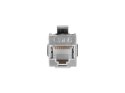ŁĄCZNIK KEYSTONE GNIAZDO RJ45->RJ45 KAT.6 FTP 90 ZŁĄCZKA SIECIOWA LANBERG