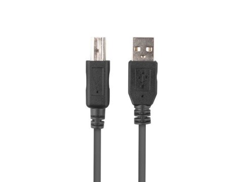 KABEL USB-A(M)->USB-B(M) 2.0 1.0M CZARNY FERRYT BOX LANBERG