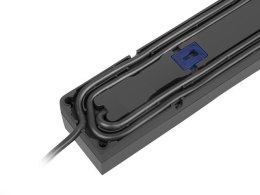 LISTWA ZASILAJĄCA ARMAC Z5 5M 5X 230V PL 10A ORGANIZER KABLA CZARNA