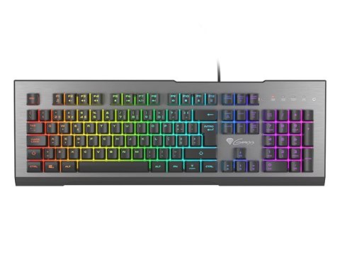 KLAWIATURA DLA GRACZY GENESIS RHOD 500 RGB PT PODŚWIETLENIE GAMINGOWA PROGRAMOWALNA