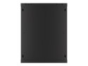 SZAFA INSTALACYJNA RACK WISZĄCA 19" 15U 600X600 CZARNA LANBERG (FLAT PACK) V2