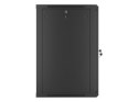 SZAFA INSTALACYJNA RACK WISZĄCA 19" 18U 600X600 CZARNA LANBERG (FLAT PACK) V2
