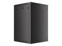 SZAFA INSTALACYJNA RACK WISZĄCA 19" 18U 600X600 CZARNA LANBERG (FLAT PACK) V2