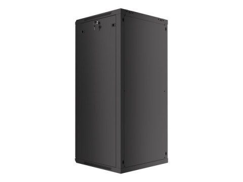 SZAFA INSTALACYJNA RACK WISZĄCA 19" 27U 600X600 CZARNA LANBERG (FLAT PACK) V2