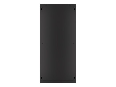 SZAFA INSTALACYJNA RACK WISZĄCA 19" 27U 600X600 CZARNA LANBERG (FLAT PACK) V2
