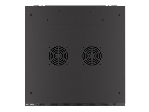 SZAFA INSTALACYJNA RACK WISZĄCA 19" 27U 600X600 CZARNA LANBERG (FLAT PACK) V2