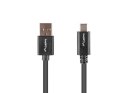 KABEL USB-C(M)->USB-A(M) 2.0 0.5M CZARNY BOX QC 3.0 LANBERG